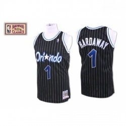 Mens Mitchell and Ness Orlando Magic 1 Tracy Mcgrady Swingman Black Throwback NBA Jersey