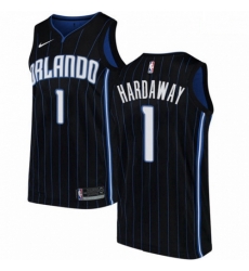 Mens Nike Orlando Magic 1 Penny Hardaway Authentic Black Alternate NBA Jersey Statement Edition