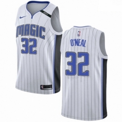 Mens Nike Orlando Magic 32 Shaquille ONeal Authentic NBA Jersey Association Edition