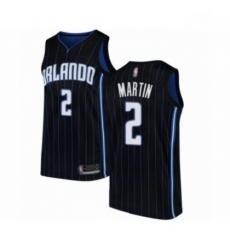 Mens Orlando Magic 2 Jarell Martin Authentic Black Basketball Jersey Statement Edition 