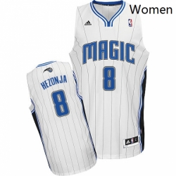 Womens Adidas Orlando Magic 8 Mario Hezonja Swingman White Home NBA Jersey