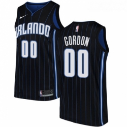 Womens Nike Orlando Magic 0 Aaron Gordon Authentic Black Alternate NBA Jersey Statement Edition