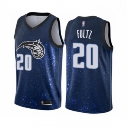 Womens Orlando Magic 20 Markelle Fultz Swingman Blue Basketball Jersey City Edition 