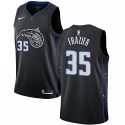 Youth Nike Orlando Magic 35 Melvin Frazier Swingman Black NBA Jersey City Edition 