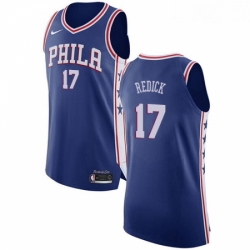 Mens Nike Philadelphia 76ers 17 JJ Redick Authentic Blue Road NBA Jersey Icon Edition  Mens Nike Philadelphia 76ers 17 JJ Redick Authentic Blue Road NBA Jersey Icon Edition