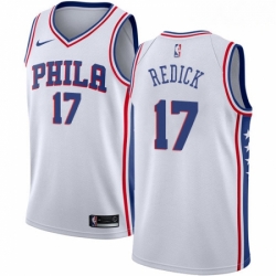 Mens Nike Philadelphia 76ers 17 JJ Redick Swingman White Home NBA Jersey Association Edition  Mens Nike Philadelphia 76ers 17 JJ Redick Swingman White Home NBA Jersey Association Edition