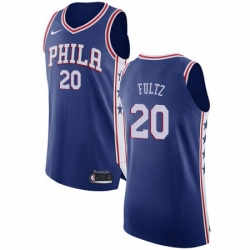 Mens Nike Philadelphia 76ers 20 Markelle Fultz Authentic Blue Road NBA Jersey Icon Edition Mens Nike Philadelphia 76ers 20 Markelle Fultz Authentic Blue Road NBA Jersey Icon Edition