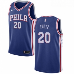 Mens Nike Philadelphia 76ers 20 Markelle Fultz Swingman Blue Road NBA Jersey Icon Edition Mens Nike Philadelphia 76ers 20 Markelle Fultz Swingman Blue Road NBA Jersey Icon Edition