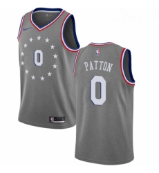 Womens Nike Philadelphia 76ers 0 Justin Patton Swingman Gray NBA Jersey City Edition 