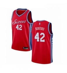 Womens Philadelphia 76ers 42 Al Horford Swingman Red Basketball Jersey Statement Edition 