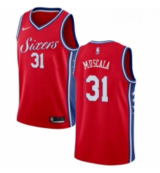 Youth Nike Philadelphia 76ers 31 Mike Muscala Swingman Red NBA Jersey Statement Edition 