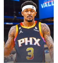 Men PHOENIX SUNS Bradley Beal #3 Home black City Edition Stitched NBA Jersey