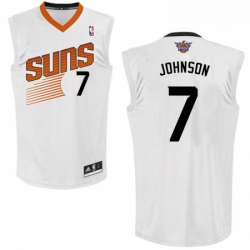 Mens Adidas Phoenix Suns 7 Kevin Johnson Swingman White Home NBA Jersey