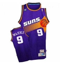 Mens Adidas Phoenix Suns 9 Dan Majerle Swingman Purple Throwback NBA Jersey