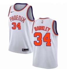 Mens Nike Phoenix Suns 34 Charles Barkley Authentic NBA Jersey Association Edition