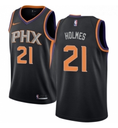 Womens Nike Phoenix Suns 21 Richaun Holmes Swingman Black NBA Jersey Statement Edition 