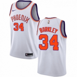 Youth Nike Phoenix Suns 34 Charles Barkley Swingman NBA Jersey Association Edition