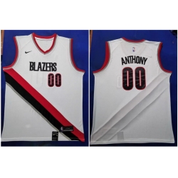 Blazers 0 Damian Lillard White 2019 20 Nike Swingman Jersey