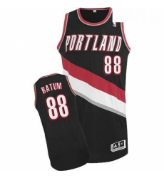 Revolution 30 Blazers 88 Nicolas Batum Black Stitched NBA Jersey