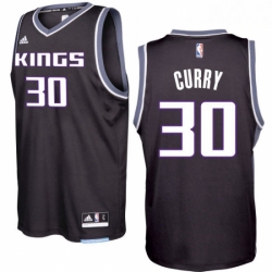 Sacramento Kings 30 Seth Curry 2016 17 Seasons Black Alternate New Swingman Jersey 