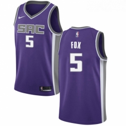Womens Nike Sacramento Kings 5 DeAaron Fox Authentic Purple Road NBA Jersey Icon Edition  Womens Nike Sacramento Kings 5 DeAaron Fox Authentic Purple Road NBA Jersey Icon Edition