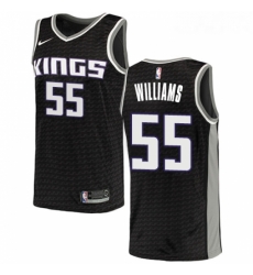 Womens Nike Sacramento Kings 55 Jason Williams Swingman Black NBA Jersey Statement Edition 