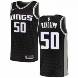 Youth Nike Sacramento Kings 50 Zach Randolph Authentic Black NBA Jersey Statement Edition 