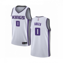 Youth Sacramento Kings 0 Trevor Ariza Swingman White Basketball Jersey Association Edition 