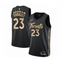 Raptors 23 Fred VanVleet Black Basketball Swingman City Edition 2019 20 Jersey