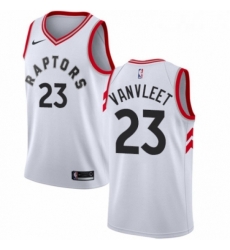 Womens Nike Toronto Raptors 23 Fred VanVleet Authentic White NBA Jersey Association Edition 