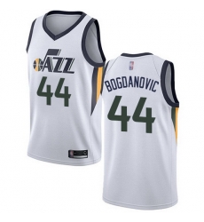 Jazz  44 Bojan Bogdanovic White Basketball Swingman Association Edition Jersey