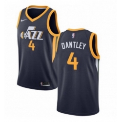 Womens Nike Utah Jazz 4 Adrian Dantley Swingman Navy Blue Road NBA Jersey Icon Edition