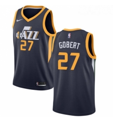 Youth Nike Utah Jazz 27 Rudy Gobert Swingman Navy Blue Road NBA Jersey Icon Edition