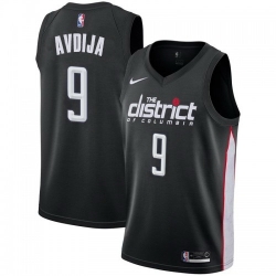 Men Nike Washington Wizards 9 Deni Avdija Black NBA Swingman City Edition 2018 19 Jersey