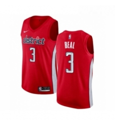 Mens Nike Washington Wizards 3 Bradley Beal Red Swingman Jersey Earned Edition 