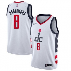 Wizards  8 Rui Hachimura White Basketball Swingman City Edition 2019 20 Jersey