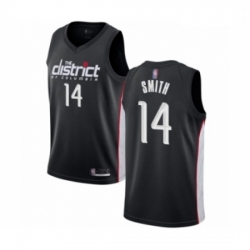 Women Washington Wizards Ish Smith Swingman Black Basketball Jersey City Edition