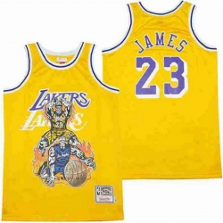 Men Los Angeles Lakers 23 LeBron James skeleton Stitched Jersey Men Los Angeles Lakers 23 LeBron James skeleton Stitched Jersey
