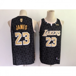 Men's Los Angeles Lakers #23 LeBron James Black Panther Limiter Jersey Men's Los Angeles Lakers #23 LeBron James Black Panther Limiter Jersey