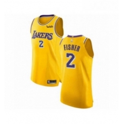 Womens Los Angeles Lakers 2 Derek Fisher Authentic Gold Home Basketball Jersey Icon Edition  Womens Los Angeles Lakers 2 Derek Fisher Authentic Gold Home Basketball Jersey Icon Edition
