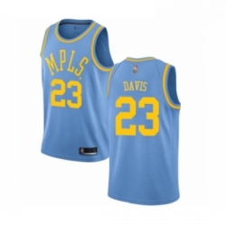 Womens Los Angeles Lakers 23 Anthony Davis Authentic Blue Hardwood Classics Basketball Jersey  Womens Los Angeles Lakers 23 Anthony Davis Authentic Blue Hardwood Classics Basketball Jersey