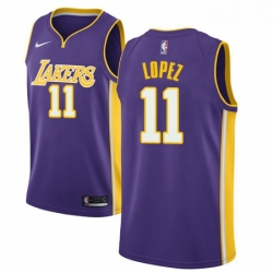 Womens Nike Los Angeles Lakers 11 Brook Lopez Swingman Purple NBA Jersey Statement Edition  Womens Nike Los Angeles Lakers 11 Brook Lopez Swingman Purple NBA Jersey Statement Edition