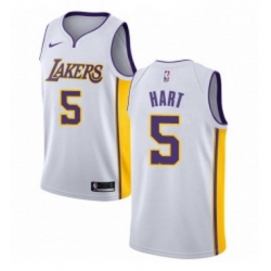 Womens Nike Los Angeles Lakers 5 Josh Hart Authentic White NBA Jersey Association Edition  Womens Nike Los Angeles Lakers 5 Josh Hart Authentic White NBA Jersey Association Edition