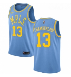 Youth Nike Los Angeles Lakers 13 Wilt Chamberlain Authentic Blue Hardwood Classics NBA Jersey