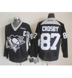 NHL Pittsburgh Penguins #87 Sidney Crosby black jerseys