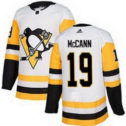 Penguins 19 Jared McCann White Stitched Adidas NHL Jersey