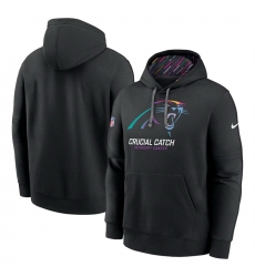 Men Carolina Panthers Black 2024 Crucial Catch Club Pullover Hoodie