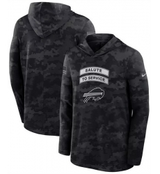 Men Dallas Cowboys Black 2026 Salute to Service Sideline Lightweight HoodieDri FIT Long Sleeve Top