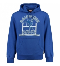 NFL Indiana Colts Mitchell Ness Retro Pullover Hoodie Royal