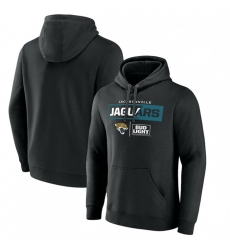 Men Jacksonville Jaguars Black X Bud Light Pullover Hoodie